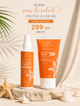 SUMMER DUO : Écran SPF50 + LEAVE IN - Soin réparateur